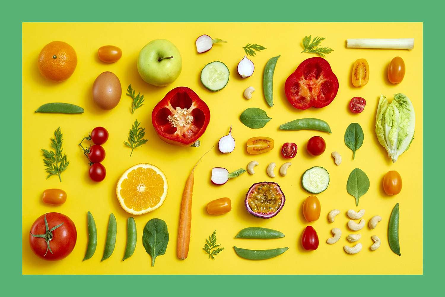 healthy foods background