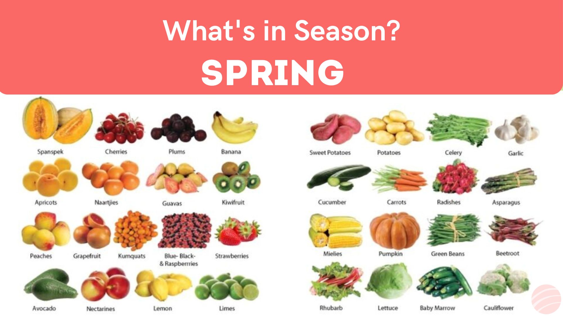 seasonal fruits chart
