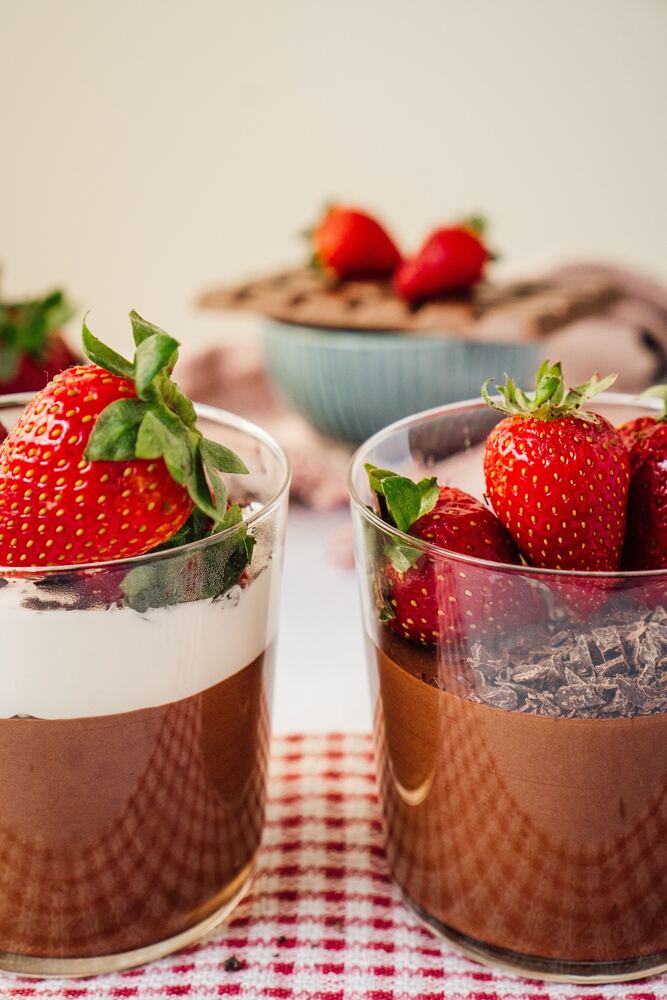 Keto-friendly chocolate mousse
